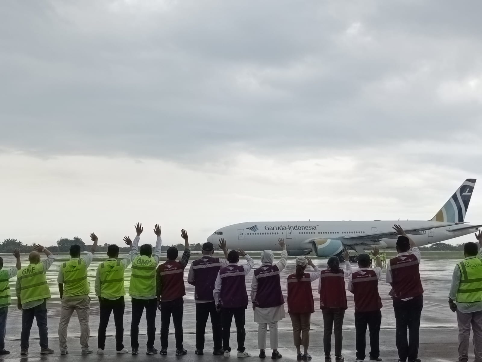 Kloter 1 Asal Kab.Asahan Terbang Lancar Di KNIA