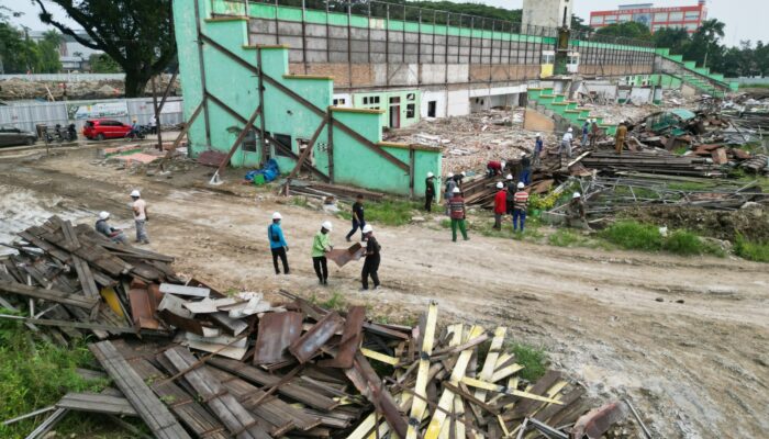 Sisa Material Bangunan Stadion Teladan Telah Dilelang KPKNL Rp1,6 M