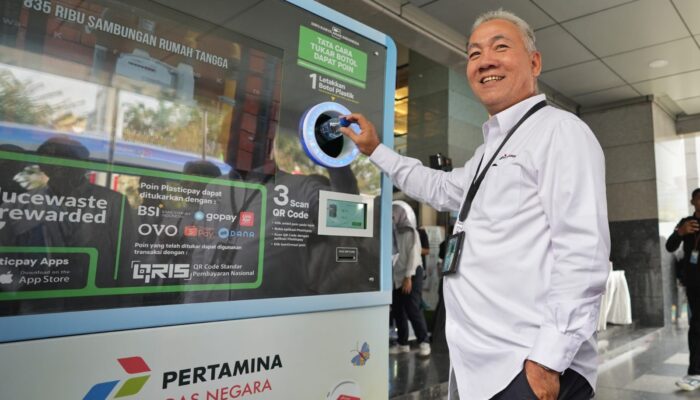 PGN Luncurkan RVM Plasticpay, Dukung Program Dekarbonisasi NZE 2060