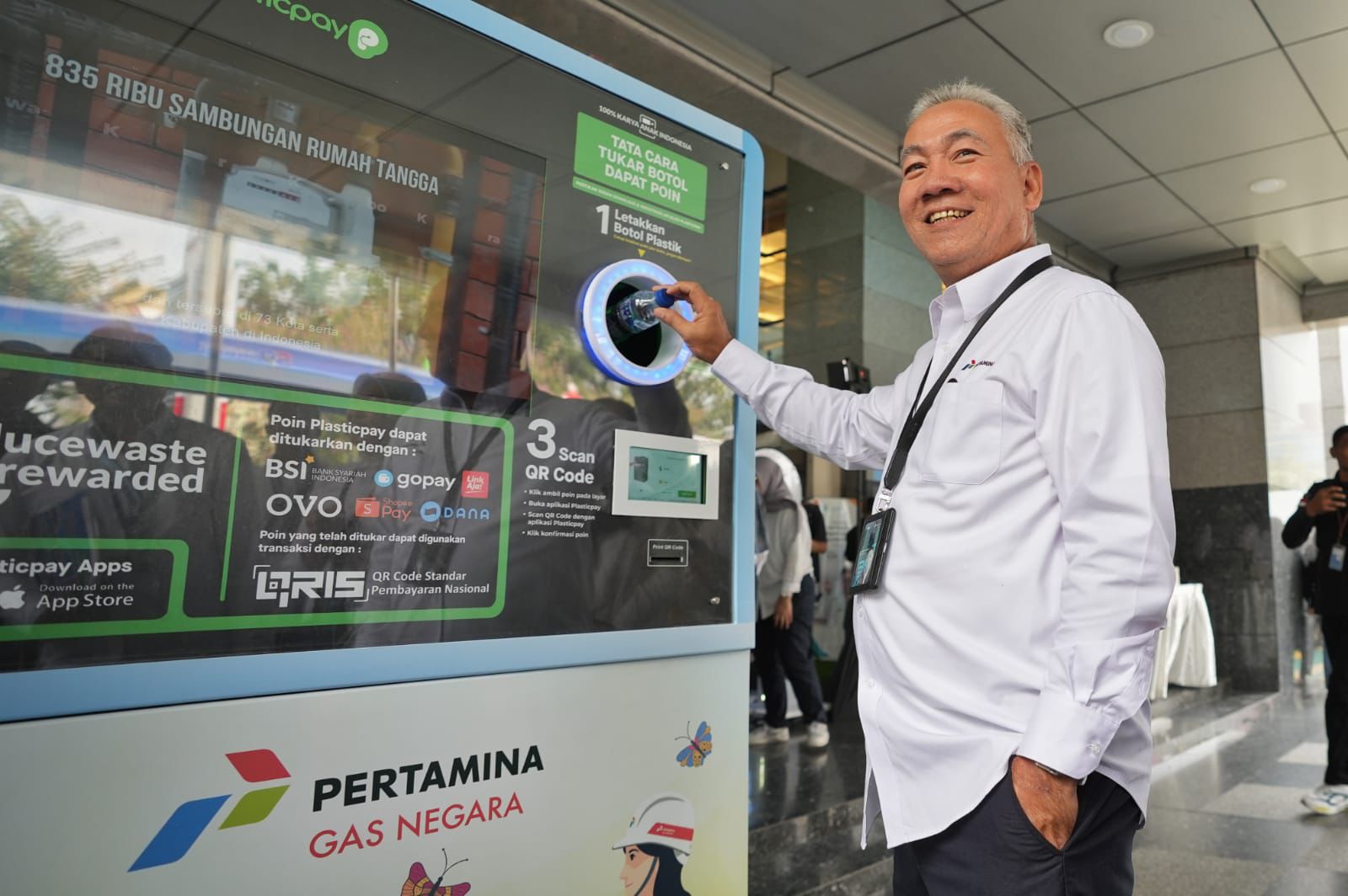 PGN Luncurkan RVM Plasticpay, Dukung Program Dekarbonisasi NZE 2060