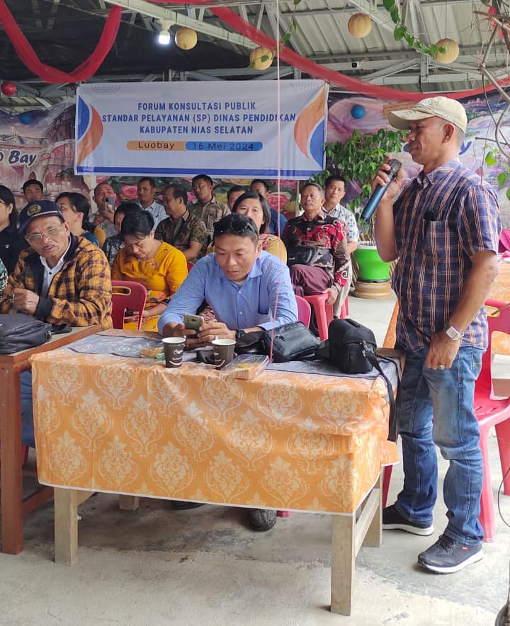Disdik Nisel Gelar Forum Konsultasi Publik Standar Pelayanan