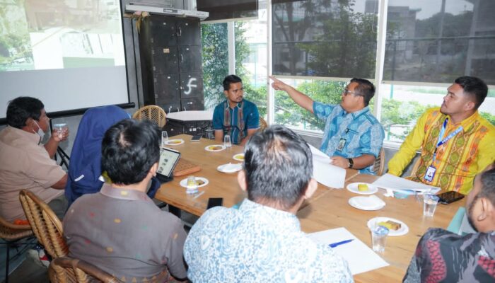Pj Sekda Pimpin Rapat Koordinasi Percepatan Proyek Revitalisasi Kompleks Kebun Bunga