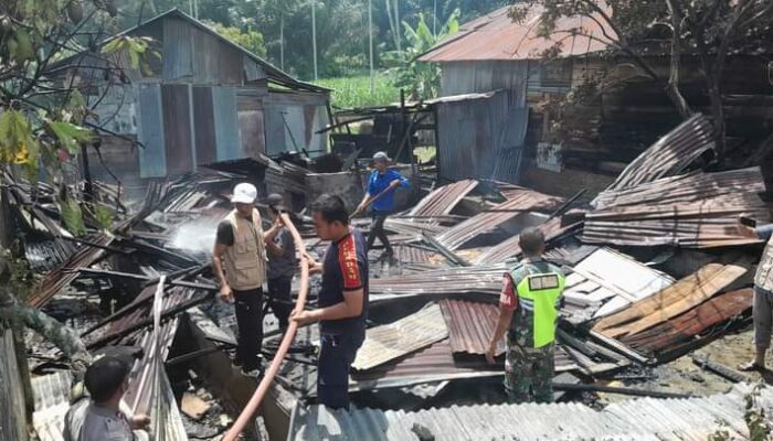 Satu Rumah Di Agara Ludes Terbakar