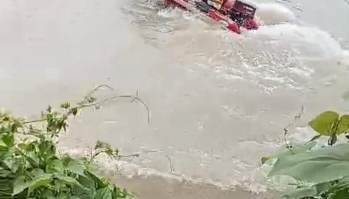 Korban Tenggelam Di Sungai Tanjung Pura Masih Dicari