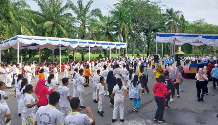 Ratusan Pelajar SMA Lubukpakam Antusias Ikuti Gebyar Sekolah Sehat