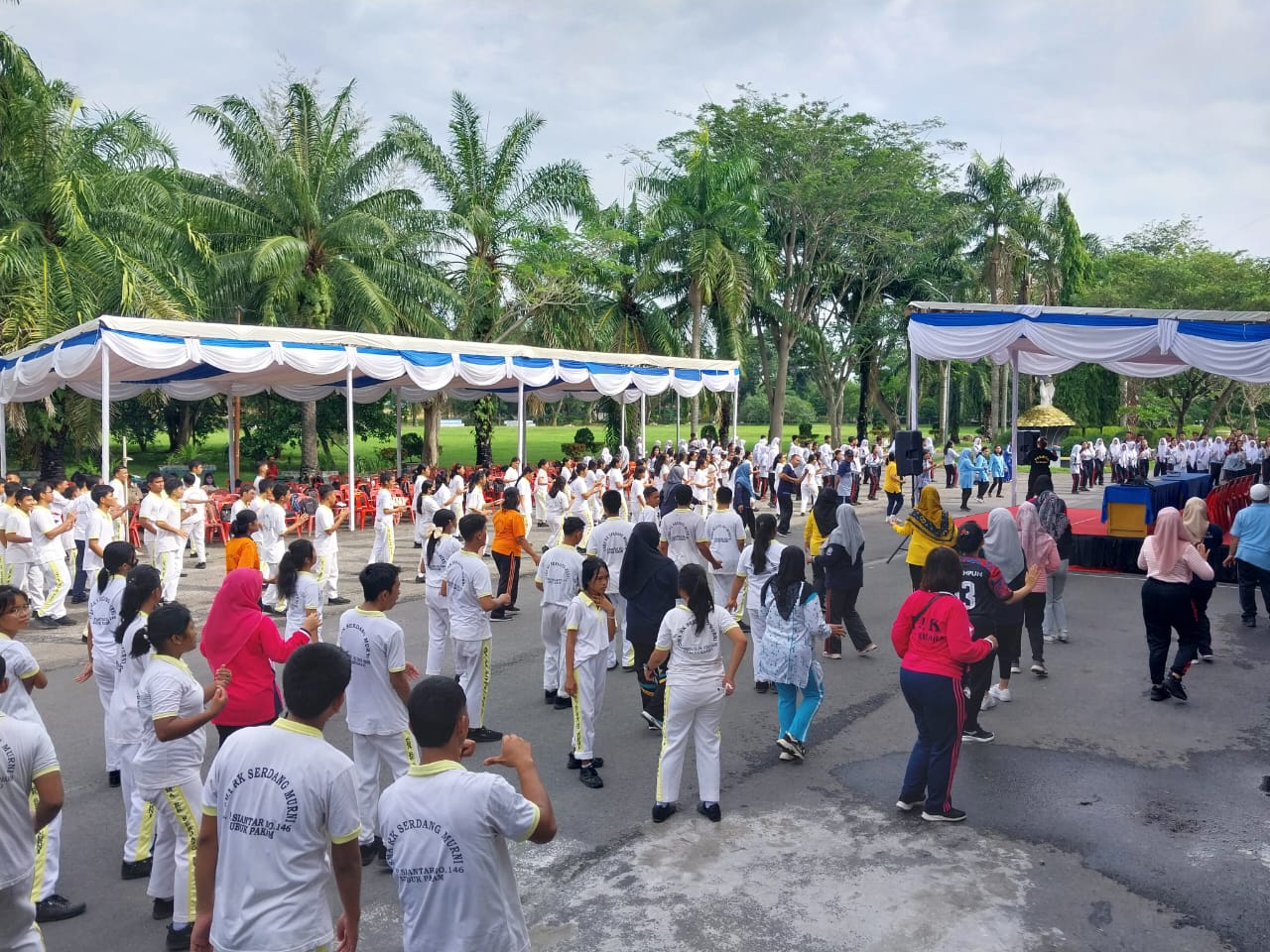 Ratusan Pelajar SMA Lubukpakam Antusias Ikuti Gebyar Sekolah Sehat