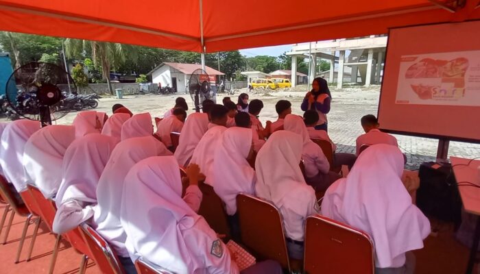 Siswa Mamiyai Al-Ittihadiyah Antusias Edukasi Safety Riding
