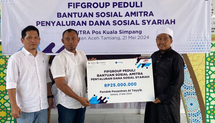 AMITRA Langsa-Kualasimpang Salurkan Bantuan CSR