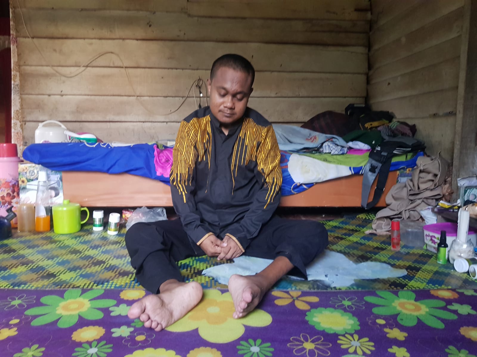 Berharap Sembuh, Ilyas Penderita Saraf Terjepit Mohon Bantuan