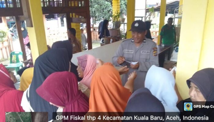 Aceh Singkil Distribusi 300 Paket GPM, Suplai Cadangan Pangan Daerah Terpencil