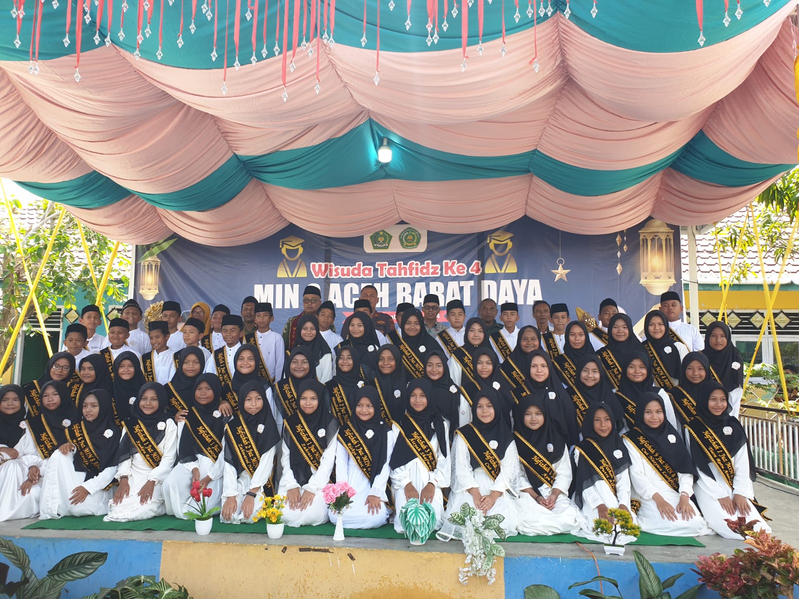 54 Siswa-siswi MIN 8 Abdya Ikuti Wisuda Tahfidz Angkatan Ke-4