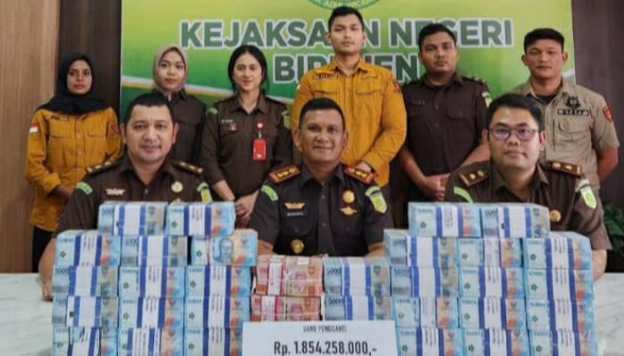 Kasus Dugaan Korupsi PNPM, Kejari Bireuen Eksekusi Pembayaran Perkara Rp1.854.258.000