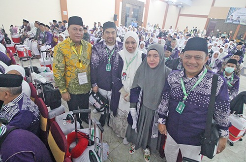 Foto-foto Jamaah Calon Haji Kloter 9, 10, 11 Di Asrama Haji Medan