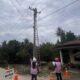 Cynthia, Srikandi PLN ULP Lima Puluh saat melakukan pengawasan pekerjaan pemeliharaan jaringan listrik sekaligus memastikan petugas telah menggunakan SOP Keselamatan dan Kesehatan Kerja (K3).