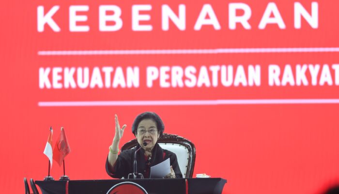 Awali Pidato Politiknya Di Pembukaan Rakernas, Mega Ucapkan Terima Kasih Pada Rakyat