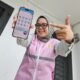 Srikandi PLN UP3 Medan Utara, Safira Salma mengajak masyarakat untuk menggunakan aplikasi PLN Mobile untuk memudahkan masyarakat mengakses layanan PLN.