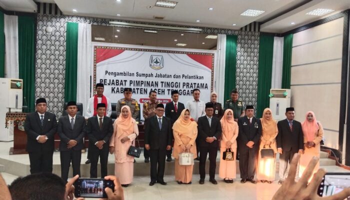 Pj Bupati Agara Lantik 7 Kepala Dinas