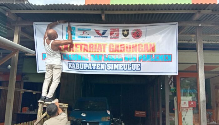 Hadapi Pilkada Partai Non Parlemen Simeulue Buka Sekretariat Gabungan
