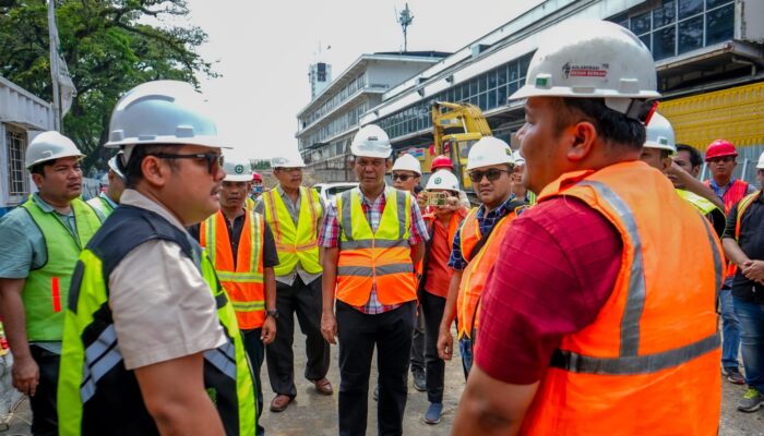 Tinjau Overpass, Pj Sekda Minta Pengerjaan Dipercepat, Agustus Diharapkan Bisa Dilalui