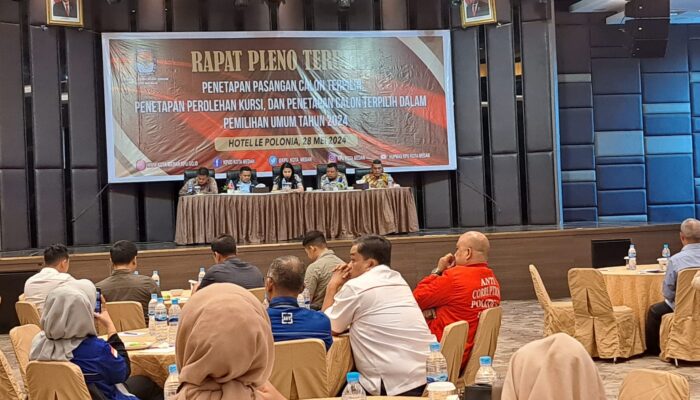 KPU Medan Tetapkan 50 Caleg DPRD Kota Medan Terpilih