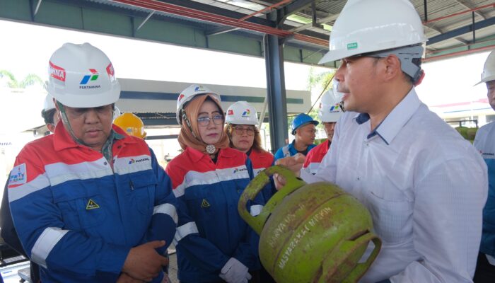 Uji Berat Tabung LPG 3 Kg, Pertamina Dan Pemprovsu Sidak SPBE