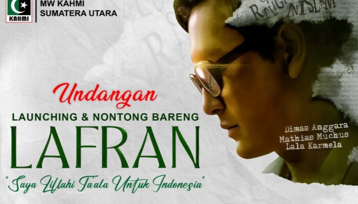 Besok, Keluarga Besar KAHMI Sumut Gelar Nobar Film Lafran Pane