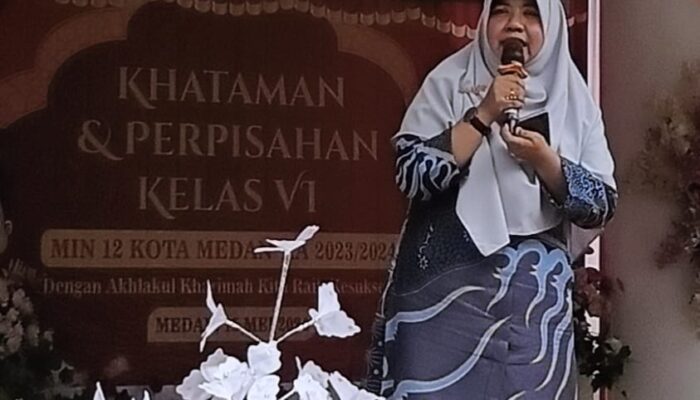 MIN 12 Medan Gelar Khataman Alquran Dan Perpisahan Siswa Kelas 6