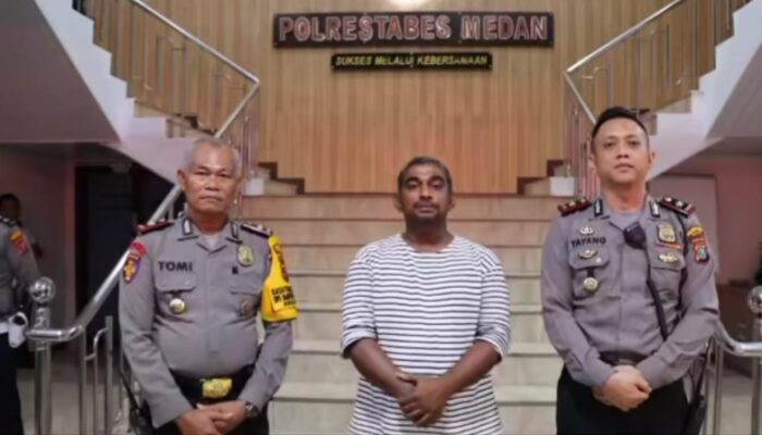 Aksinya Viral Di Medsos, Rakesh Minta Maaf Di Polrestabes Medan