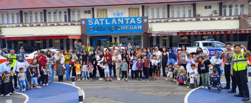 Polisi Sahabat Anak: Edukasi Tertib Berlalu Lintas Sejak Dini Untuk Generasi Muda Medan