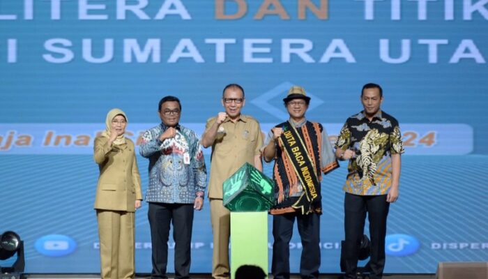 Pemprovsu Luncurkan Platform D-Litera Dan Titik Baca Digital
