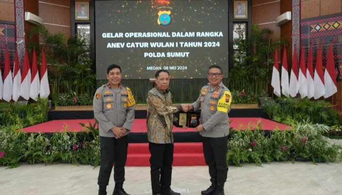 Rektor UMSU Narasumber Operasional “Anev Catur Wulan I 2024” Polda Sumut