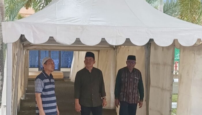 UPT Ahmed Siapkan Tenda Khusus Antisipasi Terdampak Hujan