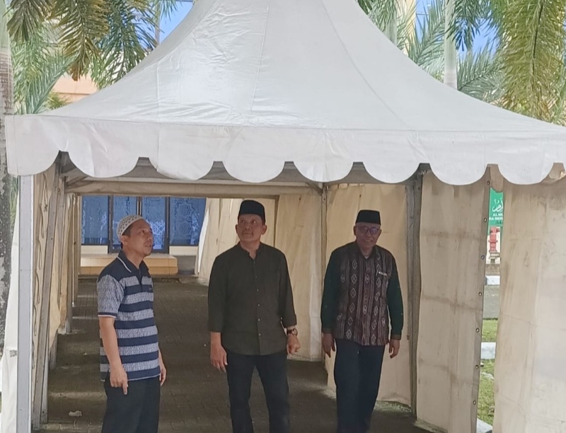 UPT Ahmed Siapkan Tenda Khusus Antisipasi Terdampak Hujan
