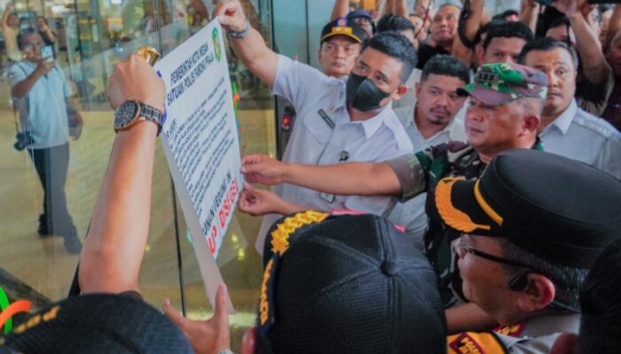 Tunggak Pajak Rp250 Miliar Lebih Sejak Berdiri, Bobby Nasution Segel Mall Centre Point