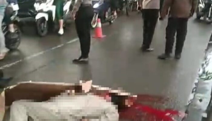 Pengendara Sepeda Motor Tewas Di Jalan SM Raja