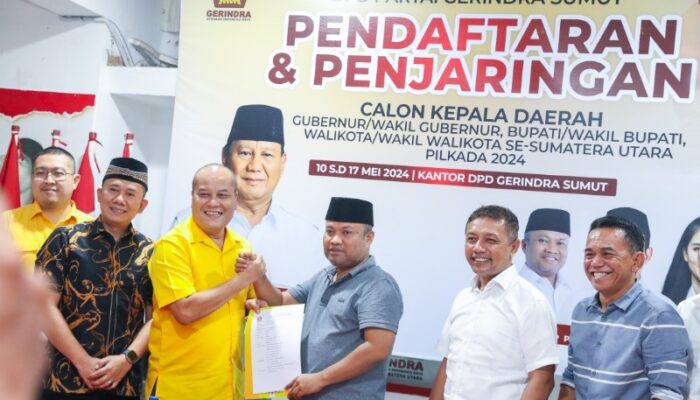 Serius Maju Di Pilkada, Ijeck Kembalikan Formulir Pendaftaran Ke Partai Gerindra