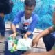 TERSANGKA Is, nelayan warga Kabupaten Batubara, yang ditangkap membawa 2 kilogram sabu-sabu dari Malaysia di perairan Tanjung Kumpul Kabupaten Asahan. Waspada/Ist