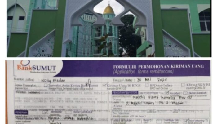 MUI Sumut Terus Bersama Palestina Donasikan Rp 855 Juta Melalui Pusat