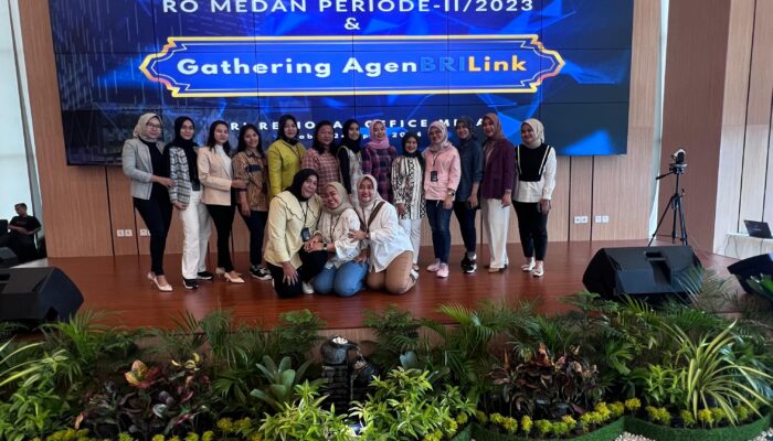 BRI RO Medan Apresiasi AgenBRILink Berprestasi Di Gathering Dan Penyerahan Reward