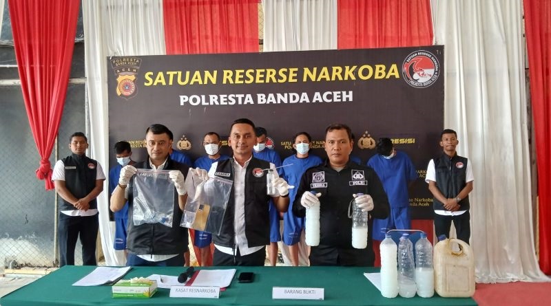 Polresta Banda Aceh Amankan 8 Penyalahguna Narkoba Polresta Banda Aceh Amankan 8 Penyalahguna Narkoba