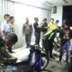 Polres Sergai menggelar patroli skala besar di beberapa titik warna tindakan kejahatan. Waspada/ist