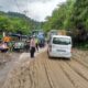Situasi di lokasi kejadian ketika arus lalu lintas mulai berangsur normal. (Waspada/Ist)
