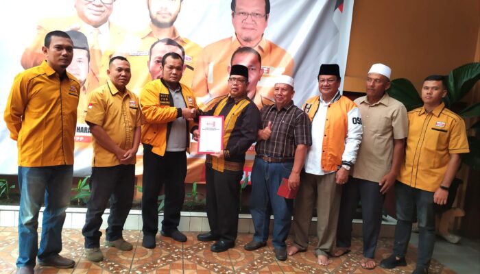 Arwin Siregar Dan Imam Sholeh Ambil Formulir Di Hanura Padangsidimpuan
