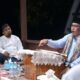 Pj Bupati Aceh Besar Muhammad Iswanto saat hadir pada pengajian yang disampaikan Aba Junaidi, dalam halaqah rutin Kamis malam di Balee Beut Meuligoe Kota Jantho, Kamis (16/5) malam. (Waspada/Ist)