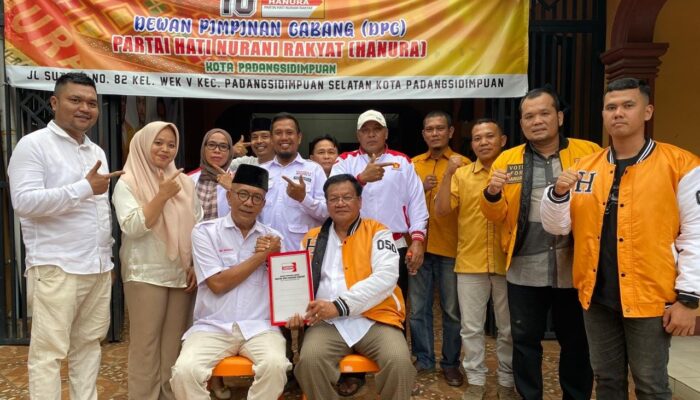 Rusidy Berharap Hanura Dan Gerindra Berkolaborasi Di Pilkada Padangsidimpuan