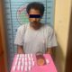 Tersangka pengedar ganja. Waspada/Seh Muhammad Amin