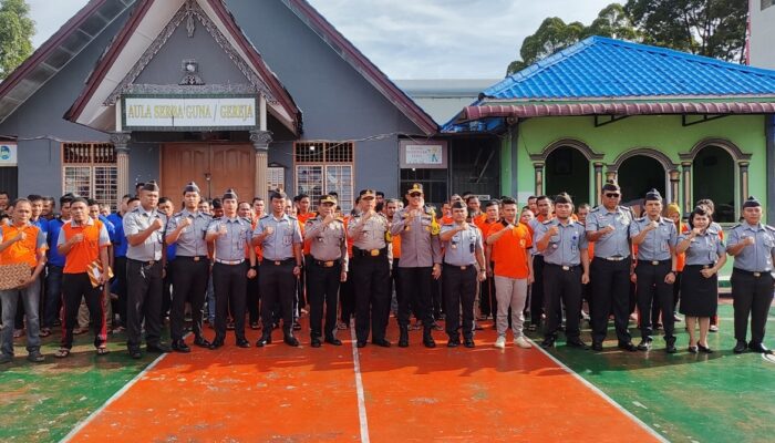Upacara Kesadaran Berbangsa Dan Bernegara Salah Satu Pembinaan Rutin Kepada WBP