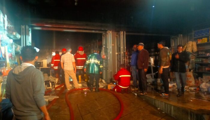 Ruko Sembako Di Siborongborong Terbakar