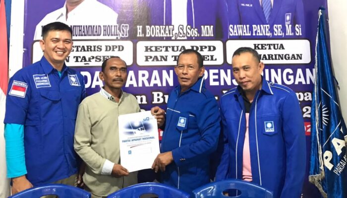 Ahmad Fauzan Daulay Daftar Ke PAN, Siap Bertarung Di Pilkada Tapsel 2024