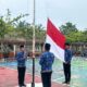    UPACARA peringatan Harkitnas ke-116 tahun 2024 di Lapas Kelas IIA Labuhan Ruku, Kanwil Kemenkumham Sumut berlangsung khidmat. Waspada/Ist